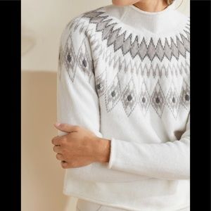 Up west fair isle sweater